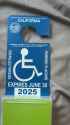 handicap placard