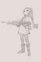 frieren with an m249