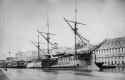 Redoutable-anchor-berthed_Emile_MAGE