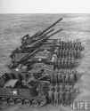 105mm, 155mm, 203mm, 240mm spg
