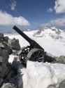 Affectionately known as The Hippopotamus, this Italian 15cm WW1 howitzer sits at 11,000ft, above the Adamello glacier. It took 200 men 76 days to get it there