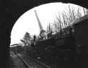 British BL 18 inch Howitzer Mk I mounted on railway carriage Boche Buster