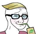 blushing sip smiling smug soy milk soyjak soymilk-763
