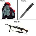 single edged swords are fine too