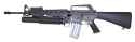 M16A1 with launcher (M203)