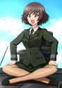 __akiyama_yukari_girls_und_panzer_drawn_by_omachi_slabco__3250be01a3ada22ceee1ac13582c1cef