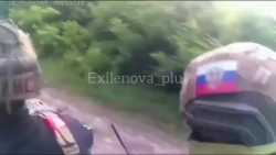 russian ATV getting droned