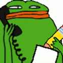 studious frog