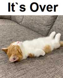 its over