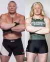 Brock Lesnar and daughter Mya