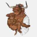 Minotaur mother w baby