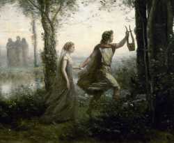 Oil-painting-Orpheus-Leading-Eurydice-from-the-Underworld-1861-by-Jean-Baptiste-Camille-Corot-Found-in-the-collection-of-the-Museum-of-Fine-Arts-Houston