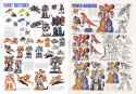 Scrapped Sentai Mecha prototype designs 
