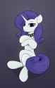 2477992__safe_artist-colon-d-dot-w-dot-h-dot-cn_rarity_pony_unicorn_collar_female_gradient+background_looking+at+you_mare_sitting_solo
