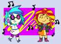 1047632__safe_equestria+girls_vinyl+scratch_dj+pon-dash-3_sunset+shimmer_chibi_artist-colon-typhwosion