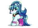 3482582__safe_artist-colon-leo19969525_sonata+dusk_earth+pony_pony_g4_-colon-7_boots_cute_female_gem_mare_ponytail_shoes_simple+background_siren+gem_solo_sonata