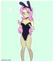 fluttershy bunnysuit