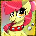 3007907__safe_artist-colon-sketchash__apple+bloom_earth+pony_pony_g4_bells_christmas_christmas+lights_collar_female_filly_foal_holiday_solo