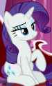 rarity smug sit