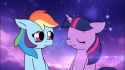 Rainbow Dash Twilight Kiss