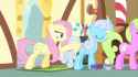 45577__safe_screencap_daisy_flower+wishes_fluttershy_linky_shoeshine_earth+pony_pegasus_pony_g4_my+little+pony-colon-+friendship+is+magic_putting+your+hoof+do