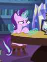 1559033__safe_screencap_starlight+glimmer_pony_unicorn_g4_my+little+pony-colon-+friendship+is+magic_season+7_uncommon+bond_animated_bored_female_frustrated_gif_