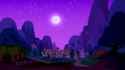 ponyville at night