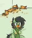 2799214__artist+needed_safe_oc_oc+only_oc-colon-filly+anon_earth+pony_human_pony_-colon-3_caught_cheetos_cute_female_filly_food_food+on+face_imminent+punishment