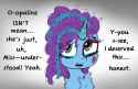 3108603__semi-dash-grimdark_female_pony_solo_mare_unicorn_dialogue_bust_chest+fluff_g5_crying_hair+over+one+eye_abuse_cheek+fluff_teary+eyes_talking+