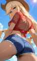 3451174__suggestive_ai+content_ai+generated_editor-colon-sammykun_prompter-colon-sammykun_applejack_human_g4_applebutt_applejack27s+hat_ass_breasts_butt_clothes