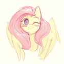 2696174__safe_artist-colon-angrylittlerodent_derpibooru+import_fluttershy_pegasus_pony_blush+sticker_blushing_bust_cu