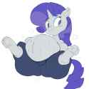 rarity preg booty comm flat wip 1