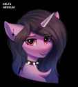 2928554__safe_artist-colon-delta+hronum_izzy+moonbow_pony_unicorn_g5_beautiful_black+background_bust_collar_female_goth_goth+izzy_mare_portrait_simple+backgroun