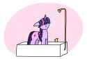 3399448__safe_artist-colon-purblehoers_twilight+sparkle_pony_unicorn_animated_bathtub_female_gif_horn_mare_rubber+duck_shower_simple+background_smiling_solo_sta