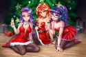 eqg_xmas_by_racoonkun