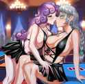 3377130__suggestive_artist-colon-thebrokencog_silver+spoon_sweetie+belle_human_absolute+cleavage_backless_big+breasts_black+dress_black+eyeshadow_black+lipstick