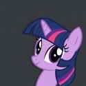 1548076__safe_artist-colon-forgottenpony_twilight+sparkle_animated_blinking_bobbing+ponies+series_corrupted_dark+magic_evil_female_gif_glowing+horn_gra