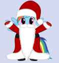 Santa Rainbow Dash