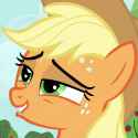 1694720__safe_derpibooru+import_screencap_applejack_earth+pony_pony_the+super+speedy+cider+squeezy+6000_cropped_female_lip+bite_mare_solo_sweat