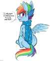 1641837__safe_artist-colon-higglytownhero_rainbow+dash_pegasus_pony_g4_blitzabetes_blushing_clothes_cute_dialogue_embarrassed_looking+back_male_rainbow+blitz_ru