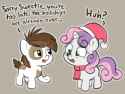 sweetie belle is informed of the end of the holidays