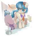 3469081__safe_artist-colon-tingsan_coco+pommel_earth+pony_pony_g4_cocobetes_cute_female_hat_looking+at+you_mare_missing+cutie+mark_smiling_smiling+at+you_solo_s