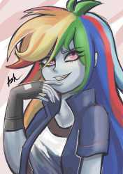 3504112__safe_artist-colon-k_lash147_rainbow+dash_human_equestria+girls_g4_clothes_gloves_long+hair_multicolored+hair_rainbow+hair_smiling_teeth