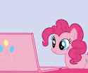 216364__safe_artist-colon-pinkiepiemike_computer_pink_pinkie+pie