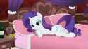 1656489__safe_artist-colon-facelessjr_rarity_pony_unicorn_g4_alcohol_bed_bedroom+eyes_butt_concept+art_dock_draw+me+like+one+of+your+french+girls_eyelashes_eyes