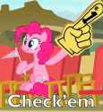 Pinkie Pie Check &#039;em foam finger