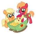 233040__safe_artist-colon-773her_artist-colon-rlyoff_apple+bloom_applejack_big+macintosh_earth+pony_pony_g4_adorabloom_animated_apple+family_apple+siblings_app