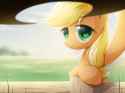 applejack gives you a hat