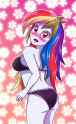 1245141__solo_rainbow+dash_clothes_solo+female_breasts_blushing_equestria+girls_suggestive_cute_looking+at+you