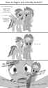 3471361__safe_artist-colon-anonymousandrei_derpibooru+exclusive_applejack_rainbow+dash_earth+pony_pegasus_g4_3+panel+comic_applejack27s+hat_blatant+lies_blushin